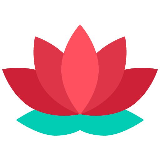 Un dibijo animado de la flor de loto